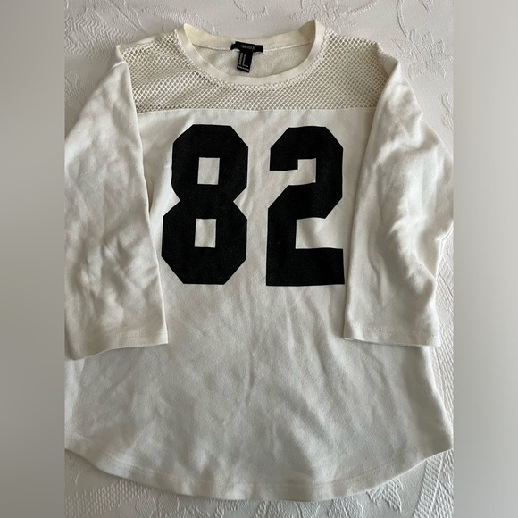 Forever 21 82 Sweatshirt with Mesh Neckline - Picture 2 of 3